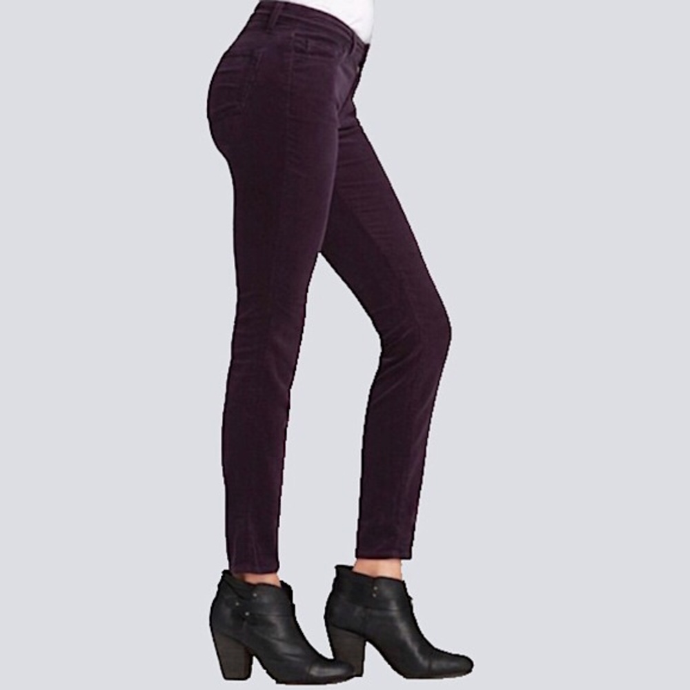 SHORT AE dark violet soft stretchy jegging